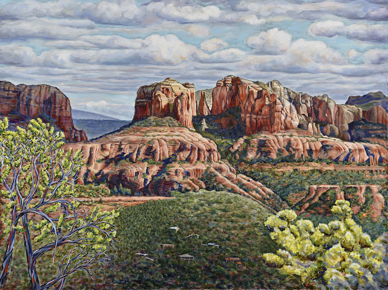 CATHEDRAL ROCK, SEDONA<br>36 x 48